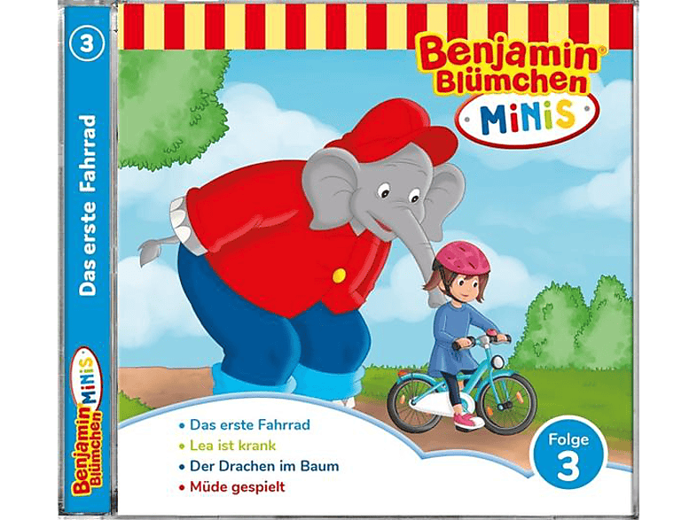 Benjamin Blümchen Minis - Benjamin Minis-Folge 3:Das erste Fahrrad - (CD)