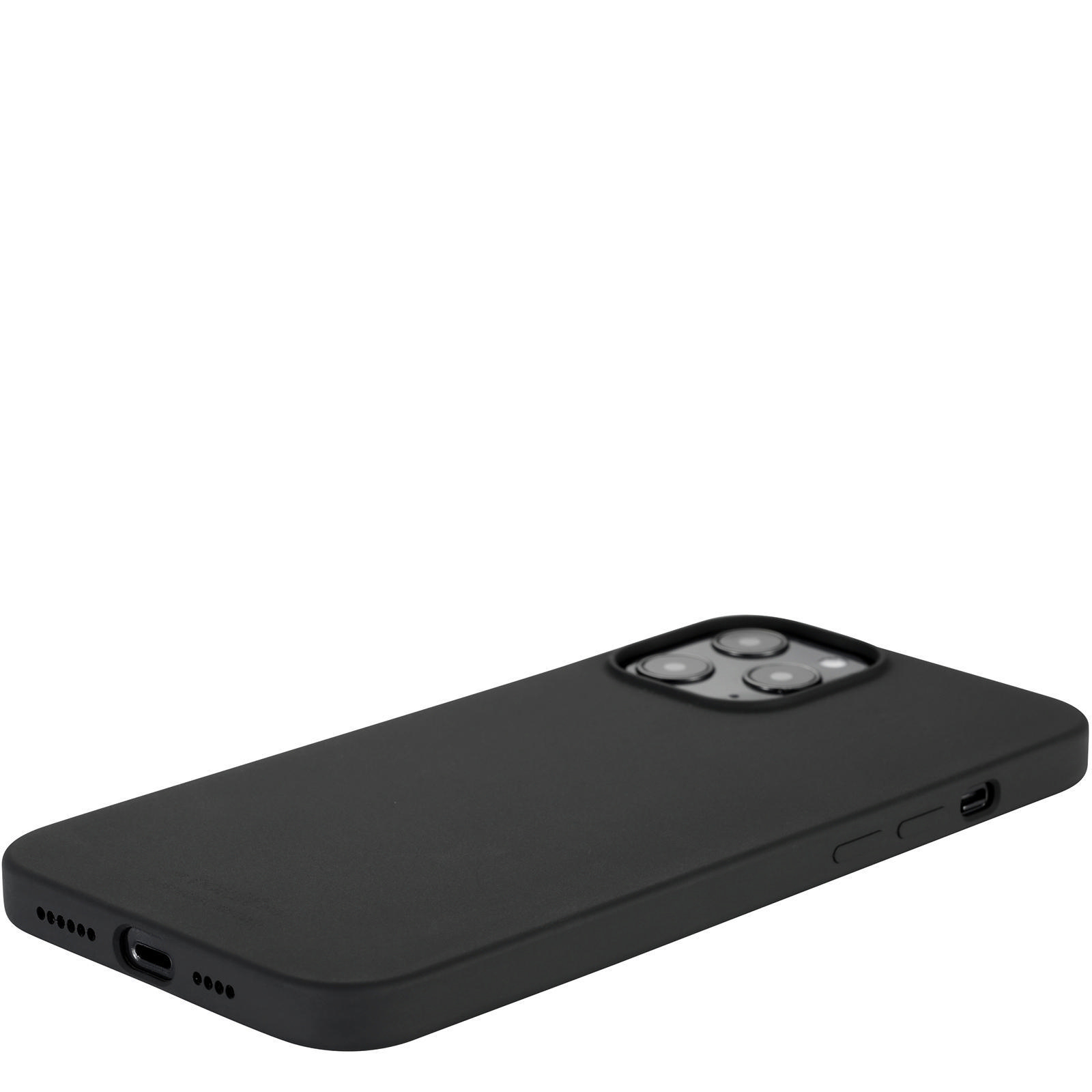 Pro HOLDIT Schwarz Silicone Max, Apple, Case, iPhone 12 Backcover,