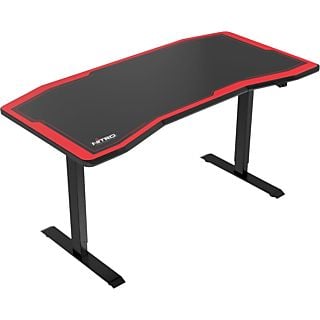 NITRO CONCEPTS D16E - Gaming-Tisch (Schwarz/Rot)