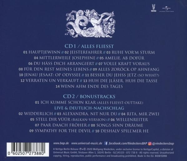 CD-Cover mit Titellisten auf Deutsch.