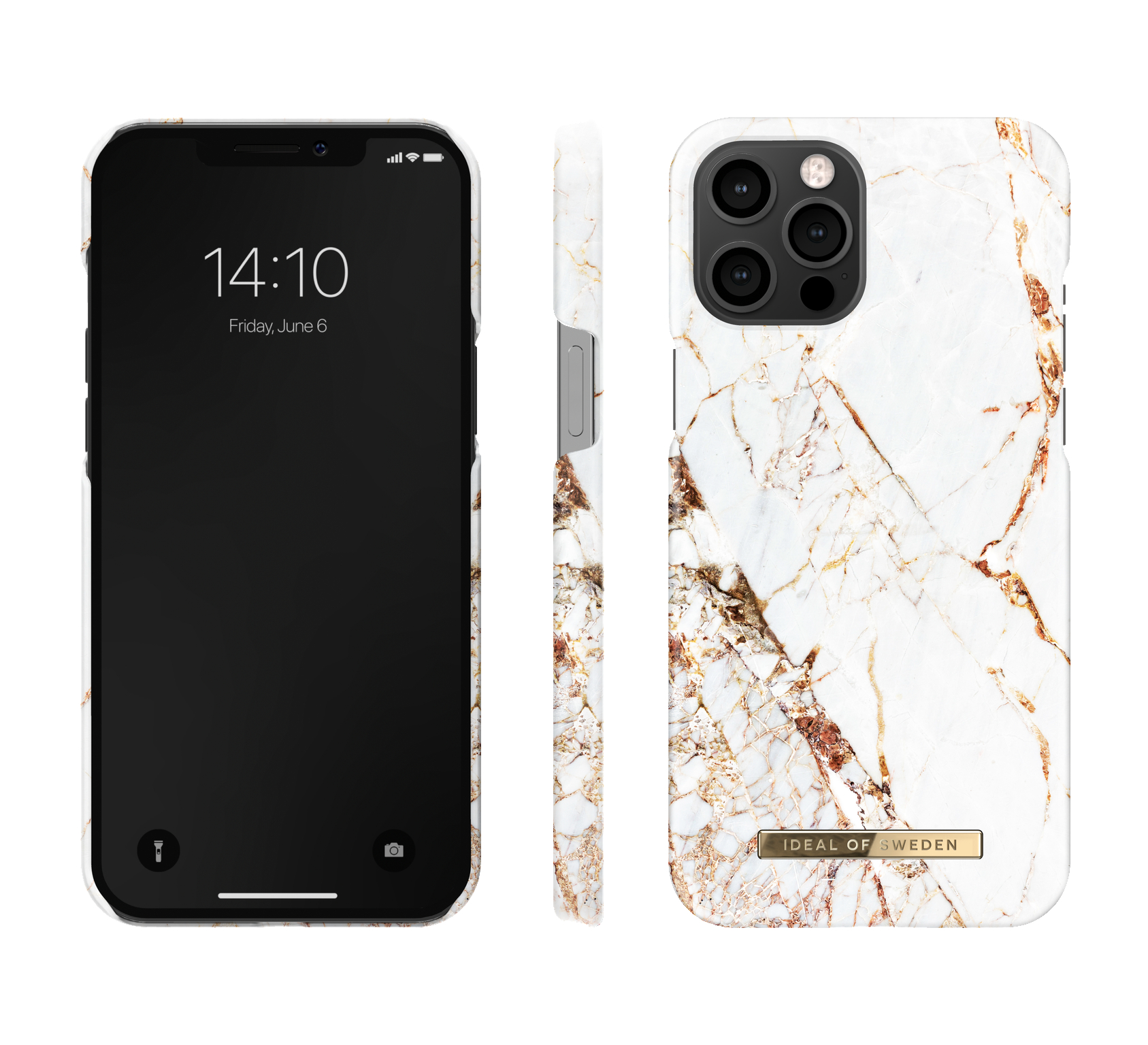 IDEAL OF SWEDEN Fashion Case, Backcover, Apple, iPhone 12 Pro Max, Carrara Gold