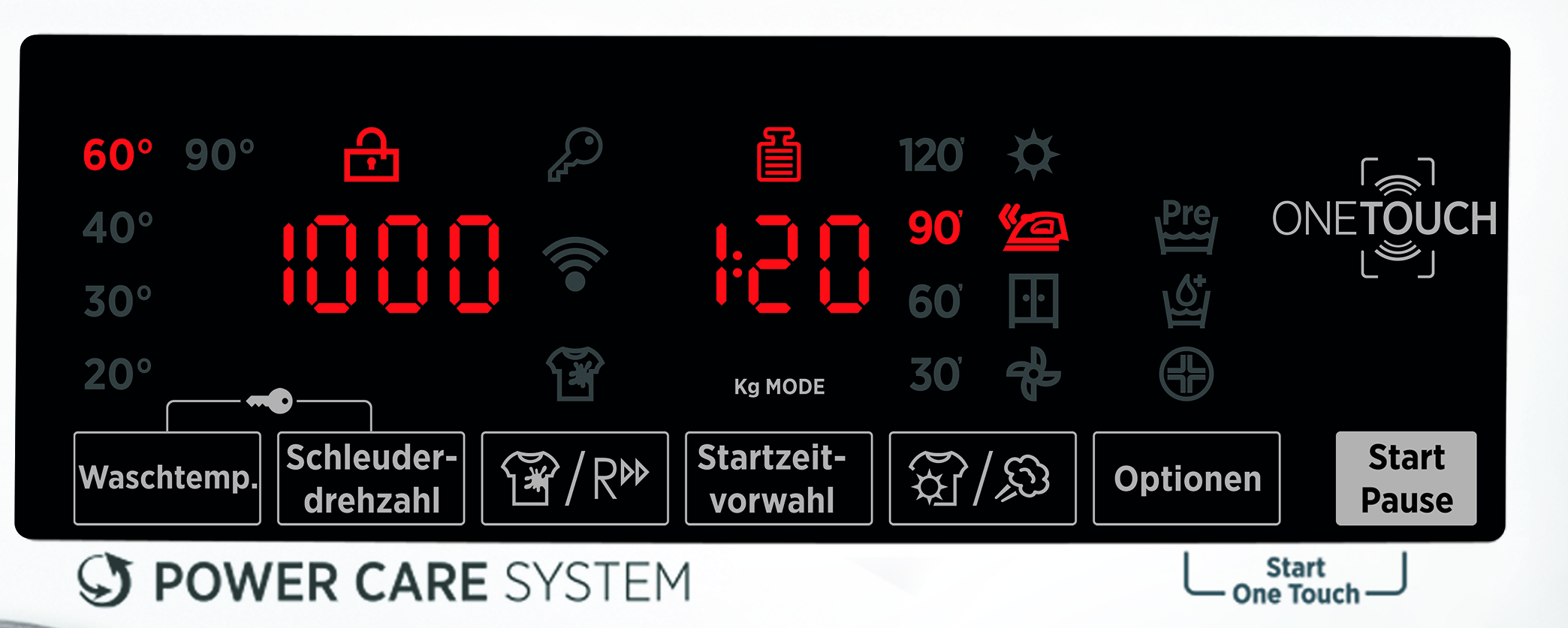 HOOVER H3DSQ496TAMCE-84 Waschtrockner (9 kg / 6 kg, 1351 U/Min., Standgerät, Weiß)