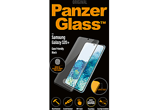 PANZERGLASS Zwarte Fingerprint Case Friendly voor Samsung Galaxy S20+