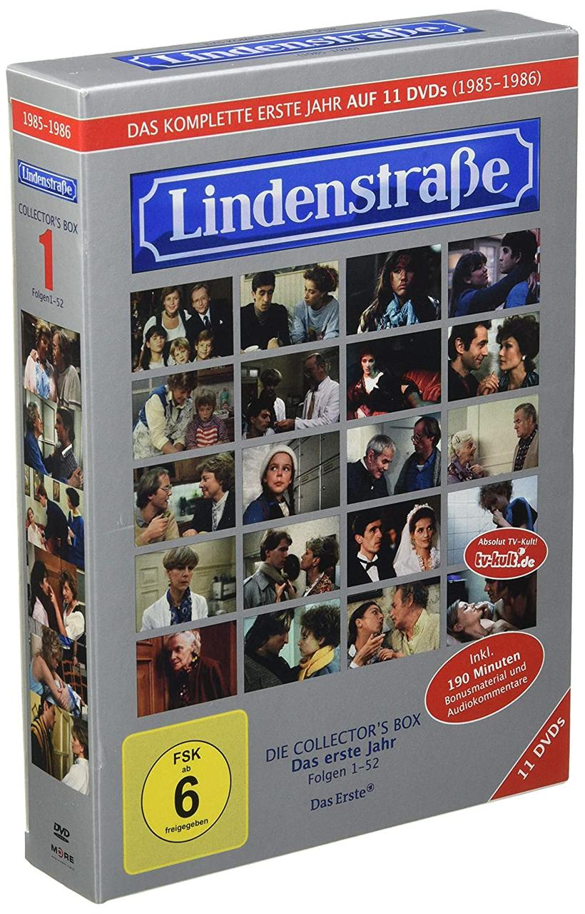 DVD-Box. Die Box zeigt eine Collage von Fotos von Menschen. Text und Logo sind sichtbar.