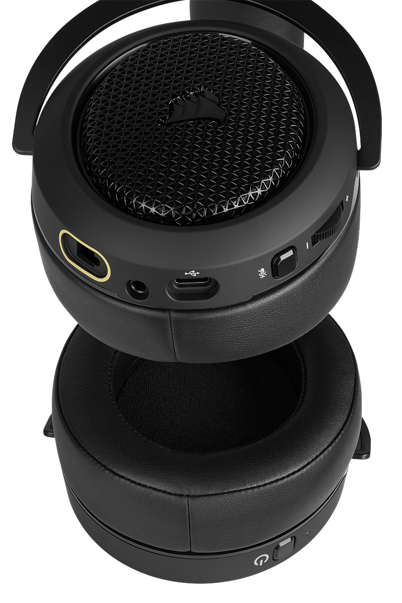CORSAIR HS70, Over-ear Headset Bluetooth Schwarz