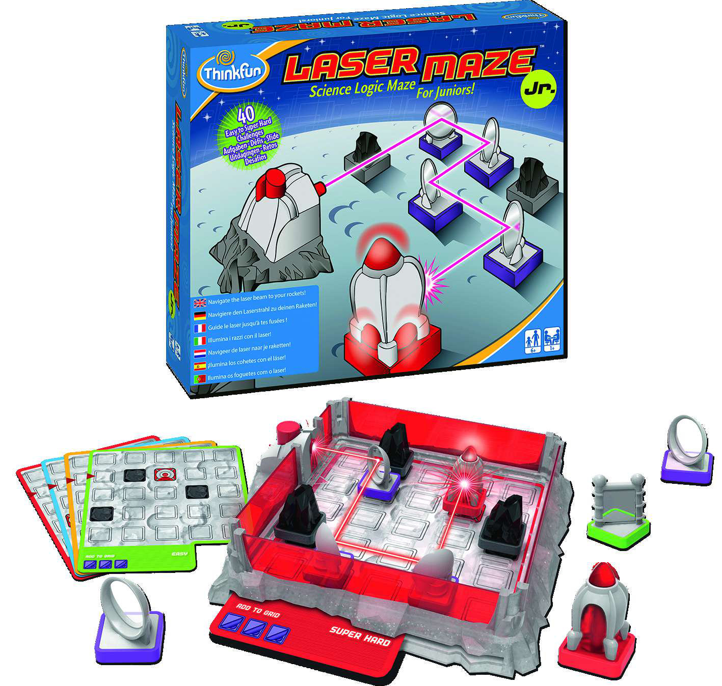 THINKFUN 76348 Laser Maze? Junior Kinderspiel Mehrfarbig