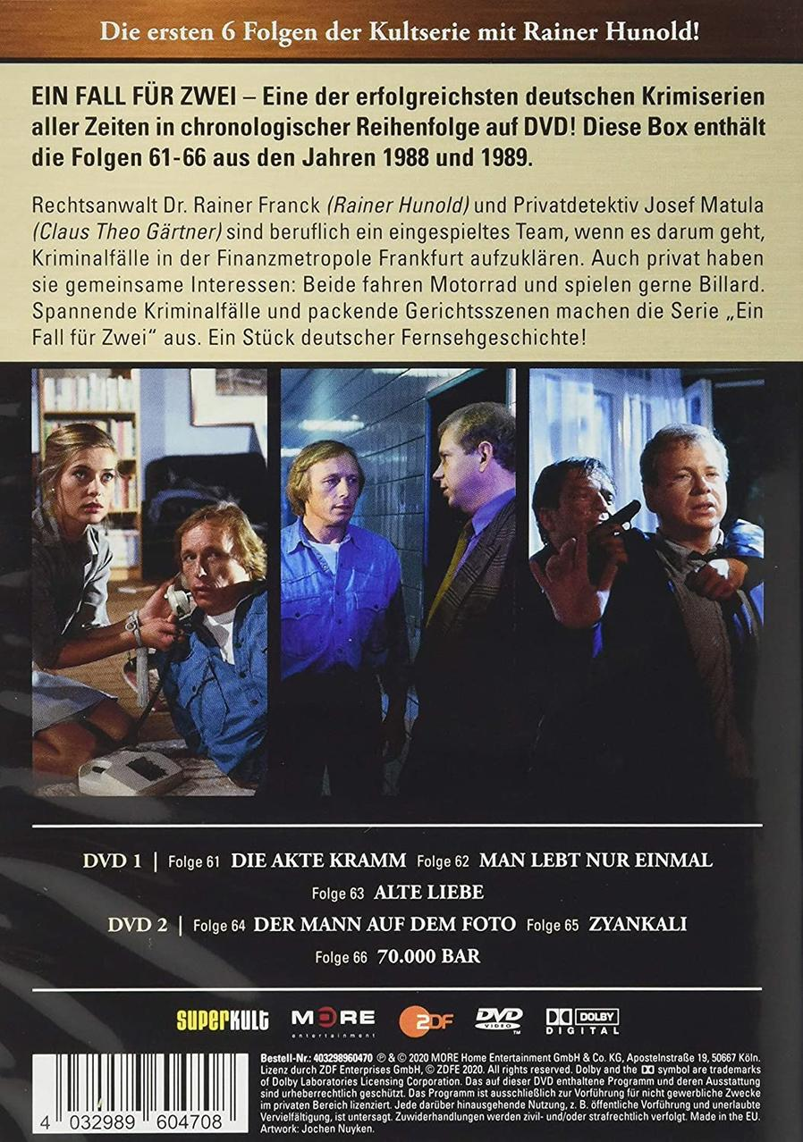 DVD-Hülle mit Text und Bildern von Personen. Die Rückseite der Hülle wird gezeigt.