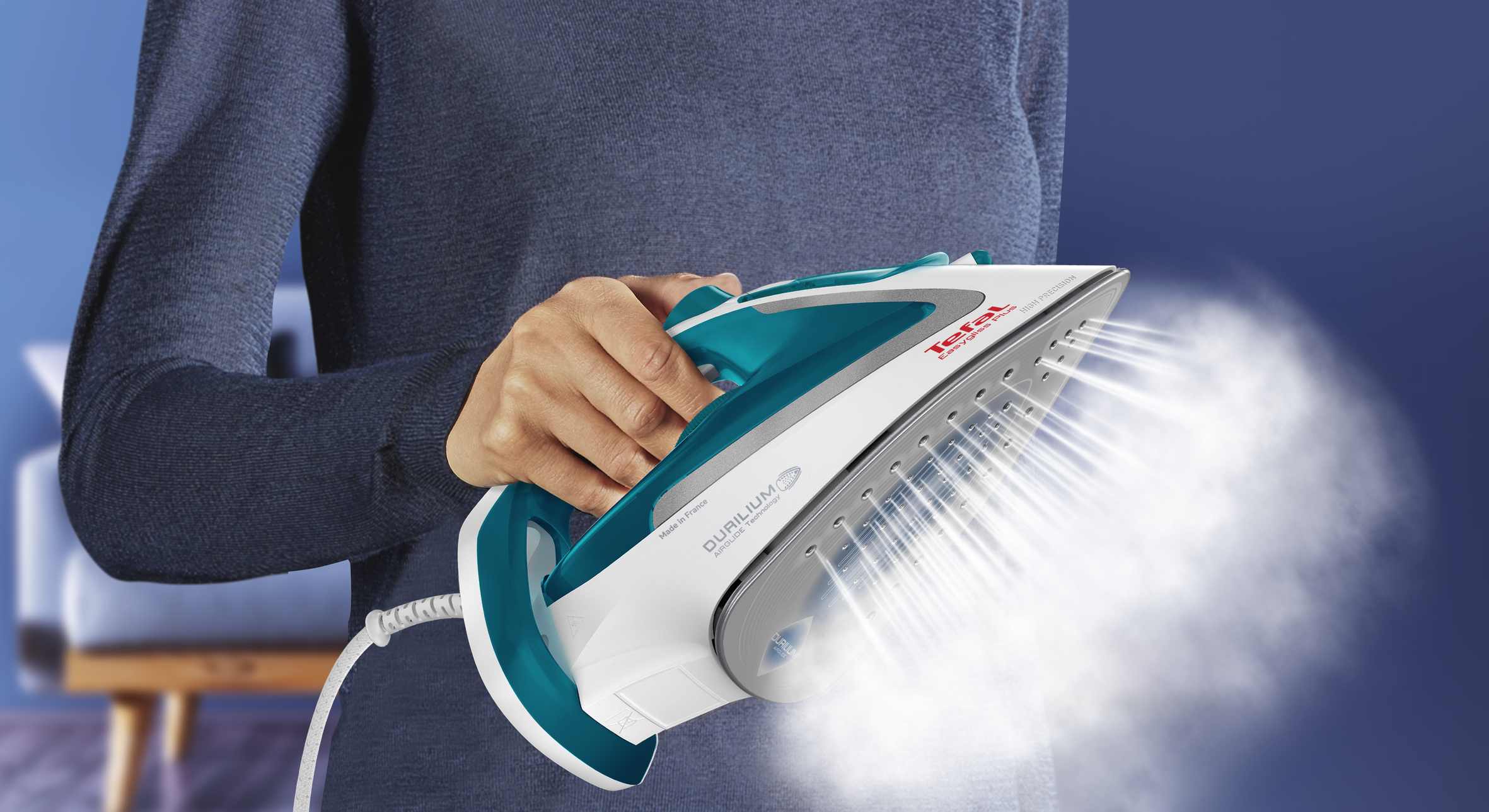 TEFAL FV5718E0 Easygliss Plus Vasaló kék