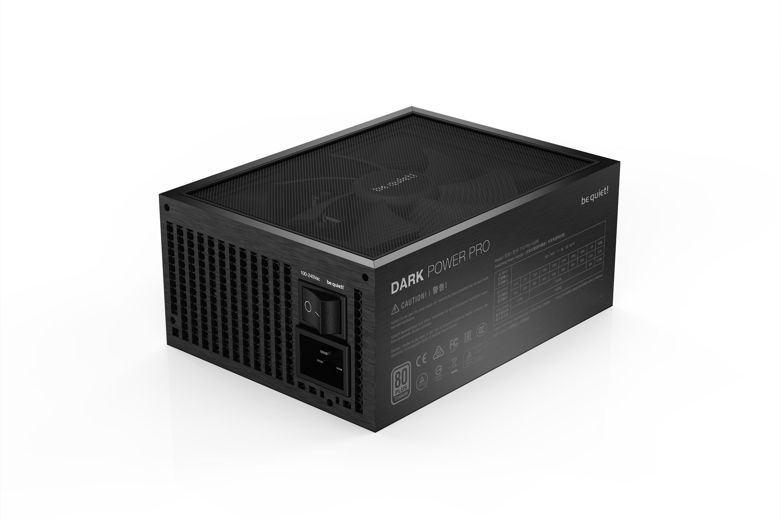 BE QUIET! DARK POWER PRO 12 PC-Netzteil 1500 Watt 80 PLUS Titanium