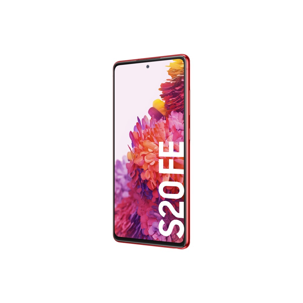 Samsung Galaxy S20 FE, Rojo, 256 GB, 8 GB RAM, 6.5" FHD+, Exynos 990, 4500 mAh, Android