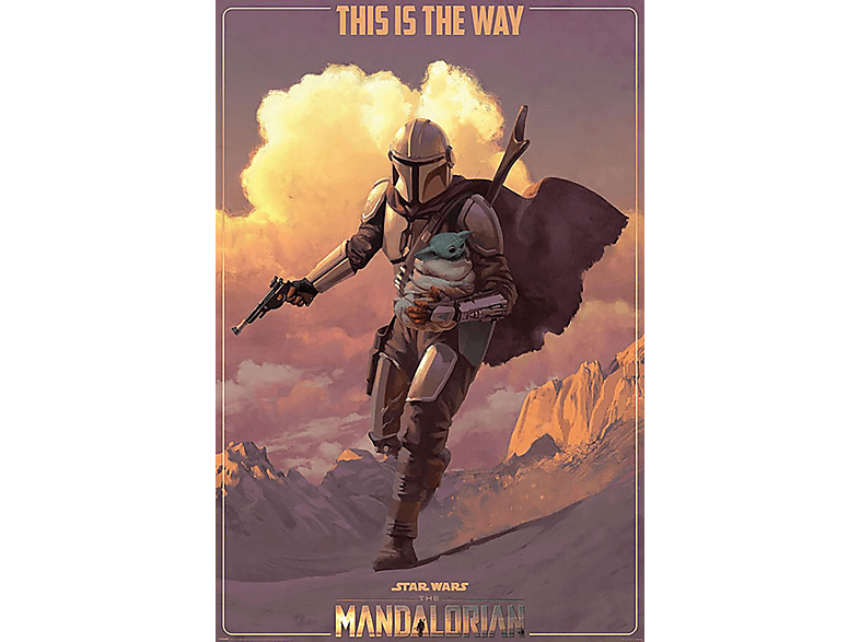 PYRAMID INTERNATIONAL The Mandalorian Poster This Is The Way Großformatige Poster