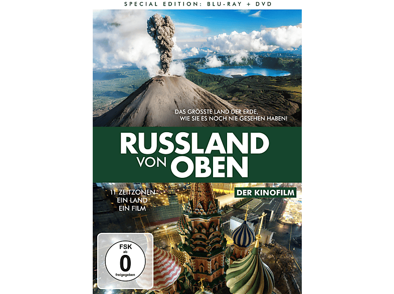 Russland von oben Blu-ray + DVD