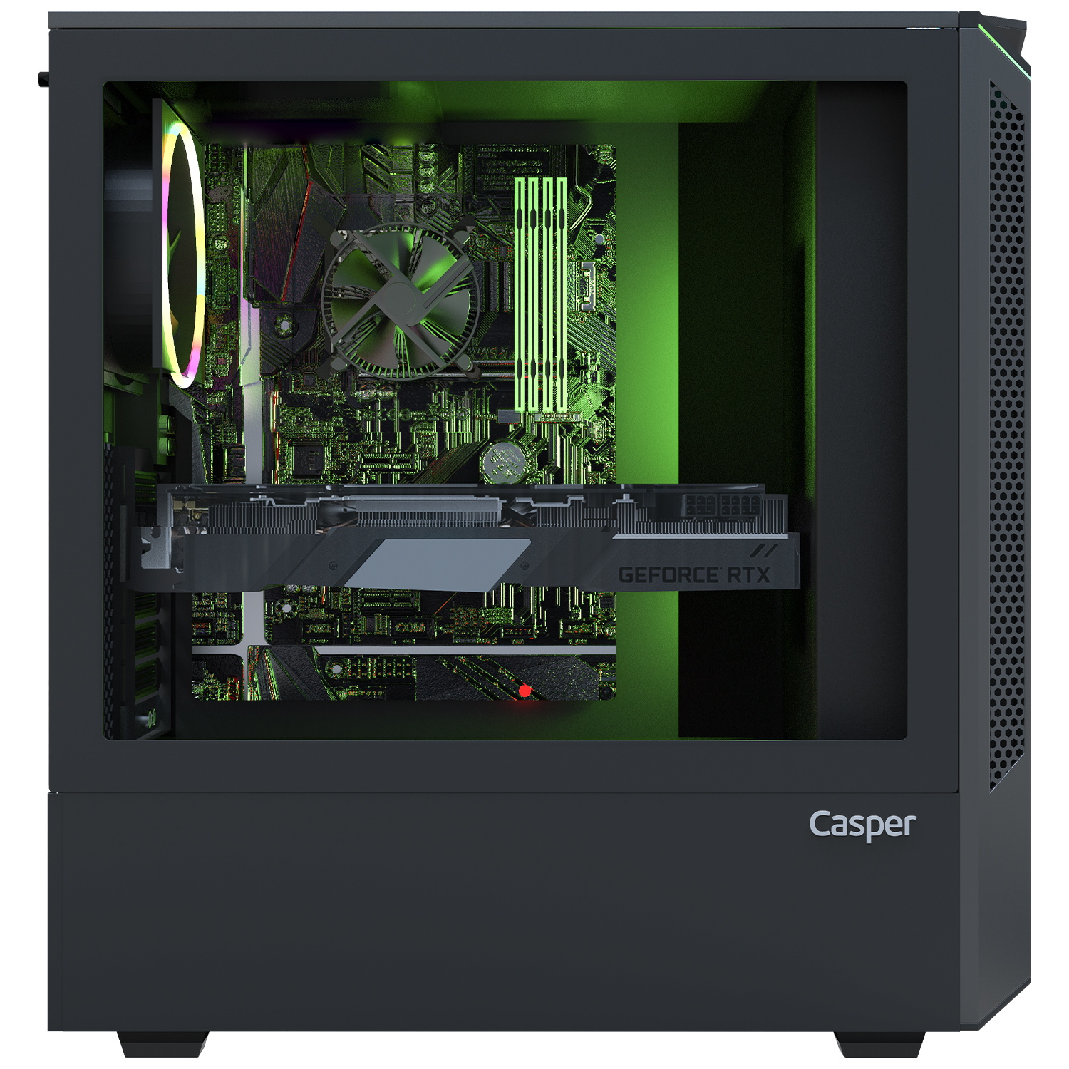 CASPER Excalibur E60L.1010-B560T-0-H/i3-10100/16GB Ram/1GB HDD 240 GB SSD/ 8GB Ekran Kartı Gaming Masaüstü Bilgisayar