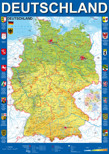 Deutschlandkarte 1000 Puzzle SCHMIDT (UE) Teile SPIELE