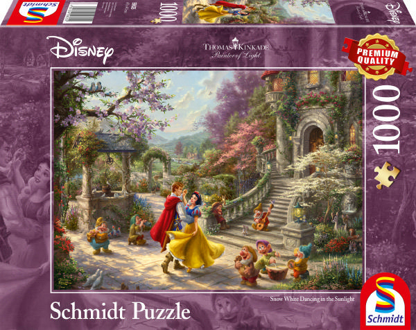 Puzzle mit Tanz (UE) SPIELE 1000 Schneewittchen - dem Mehrfarbig Teile Prinzen SCHMIDT
