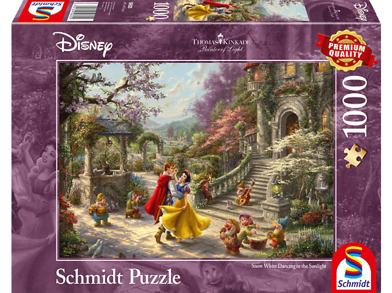 SCHMIDT SPIELE (UE) Schneewittchen - Tanz mit dem Prinzen 1000 Teile Puzzle Mehrfarbig