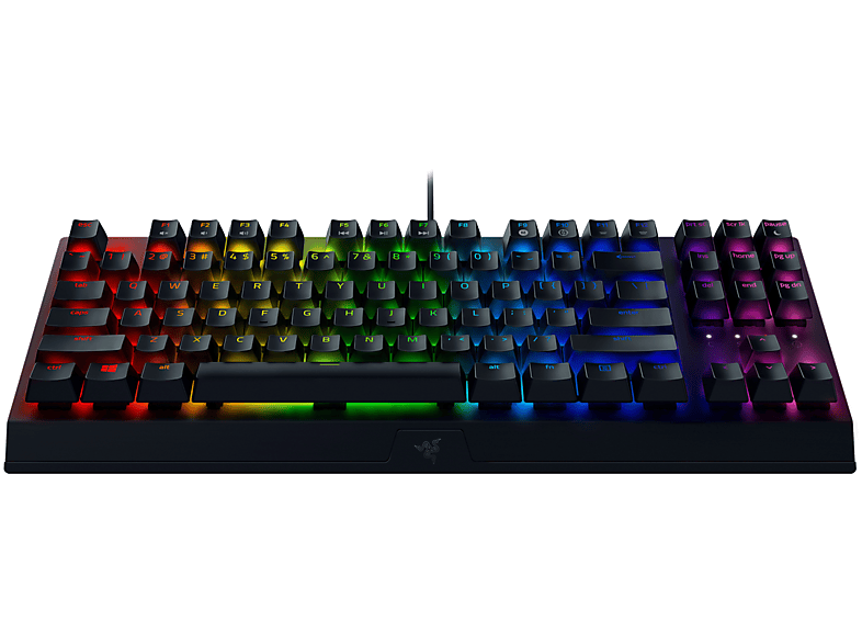 RAZER BlackWidow V3 Tenkeyless, Gaming Tastatur, Mechanisch, Razer Green, Kabelgebunden, Schwarz