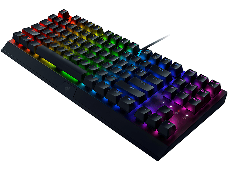 RAZER BlackWidow V3 Tenkeyless, Gaming Tastatur, Mechanisch, Razer Green, Kabelgebunden, Schwarz