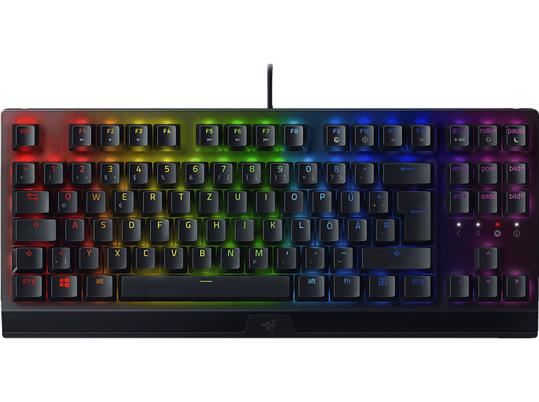RAZER BlackWidow Tastatur, Razer Mechanisch, Green, Gaming Tenkeyless, V3 Kabelgebunden, Schwarz