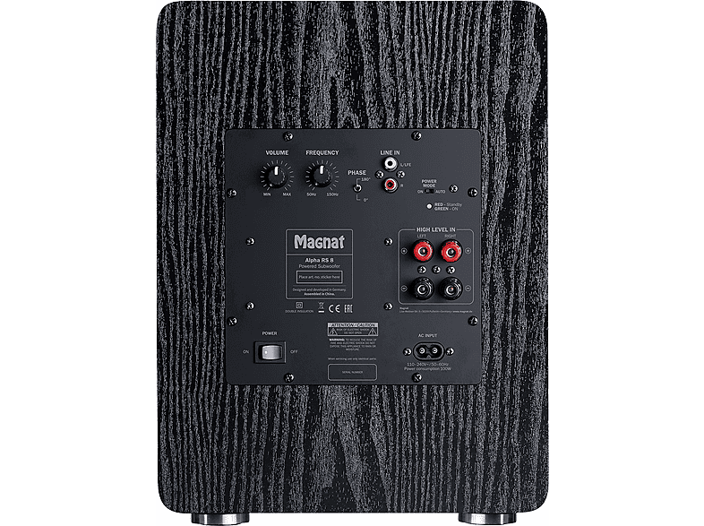 Magnat Subwoofer Alpha RS8, Schwarz — Foto 2 von 2