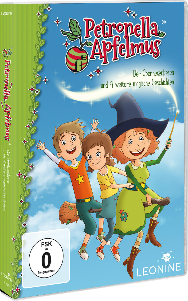 DVD-Cover mit Zeichentrickfiguren und Text. Himmel und Wolken im Hintergrund.