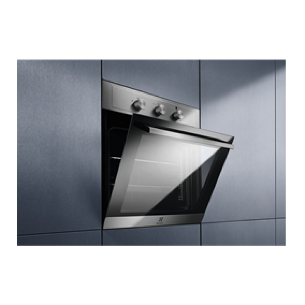Horno - Electrolux EOH2H00X, 59,5 cm, 72 l, Multifunción, Encastrable, 2790 W, 53 dB, Clase A, Inox