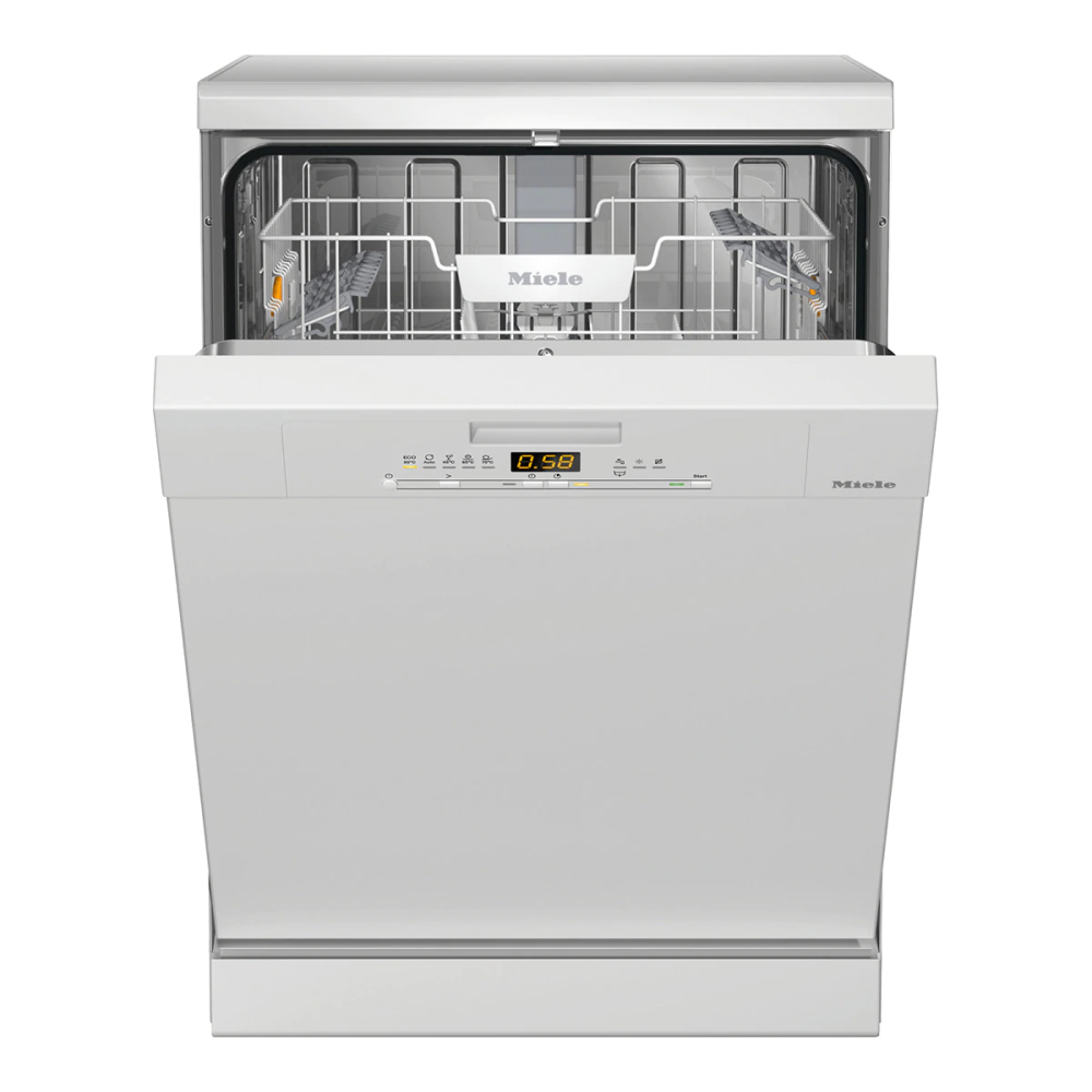 Lavavajillas - Miele G 5000 BRWS, Independiente, 2492 l, 13 servicios, 5 programas, Blanco