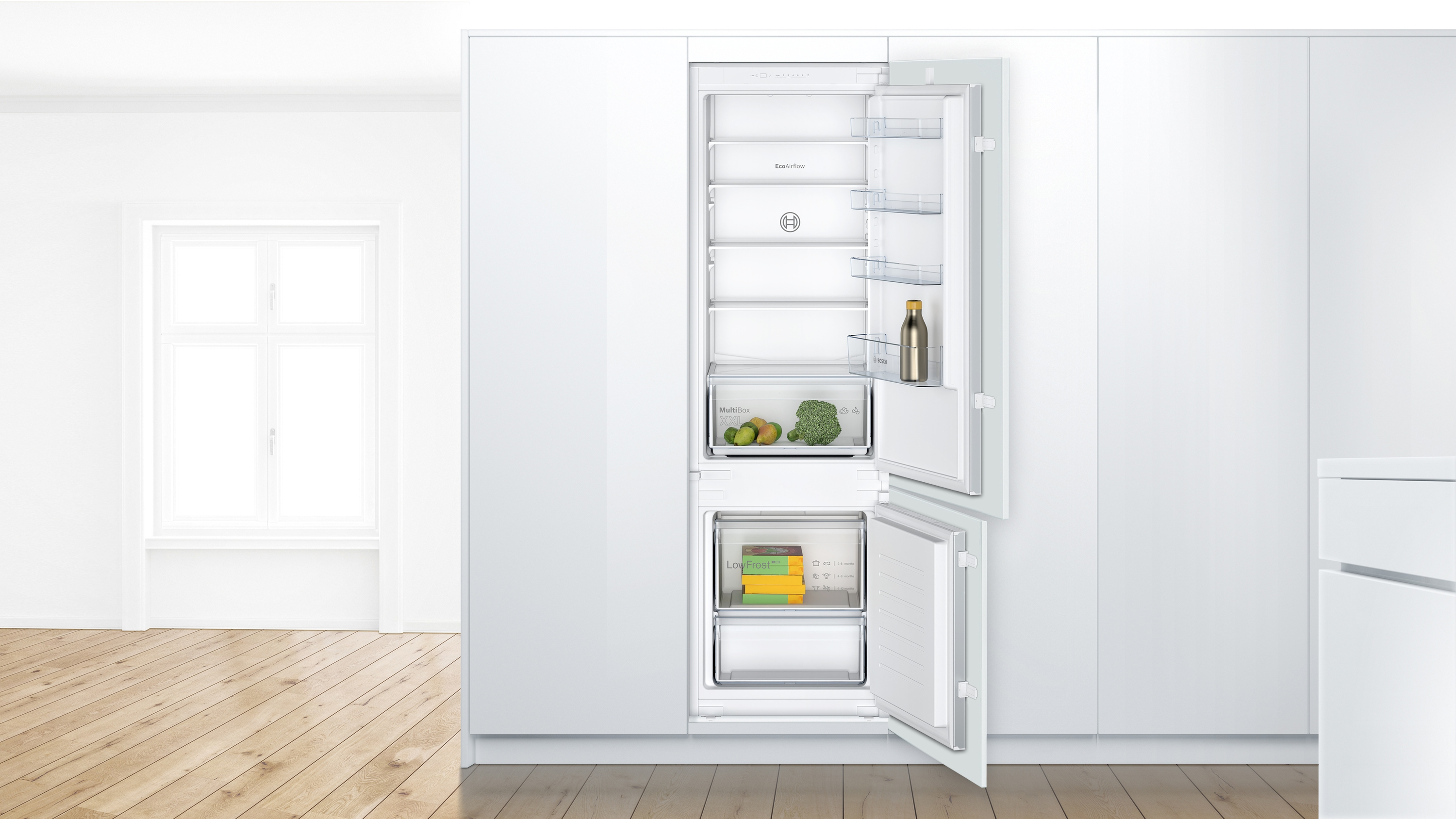 BOSCH KIV87NSF0 Serie 2 Kühlgefrierkombination (F, 270 l, 1772 mm hoch, k.A.)