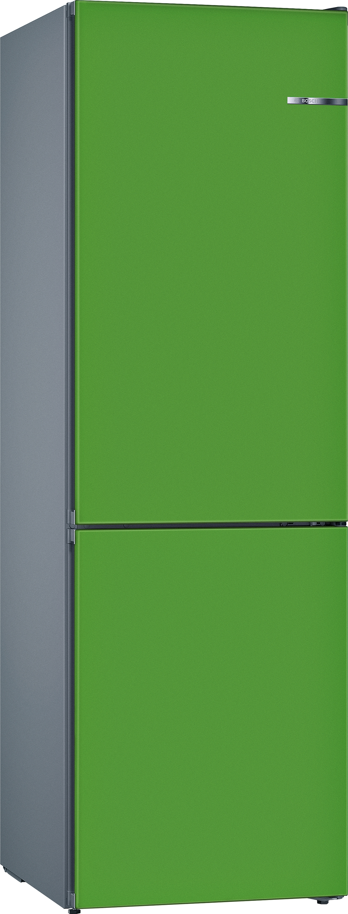 Frigorífico combi - Bosch KVN39IJEA, No Frost, 366 l, 39 dB, Verde menta
