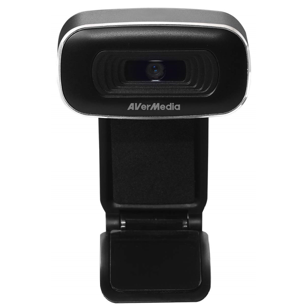 Webcam - Avermedia PW310, FHD, Micrófono, Sensor CMOS, 1080p, USB 2.0, Negro