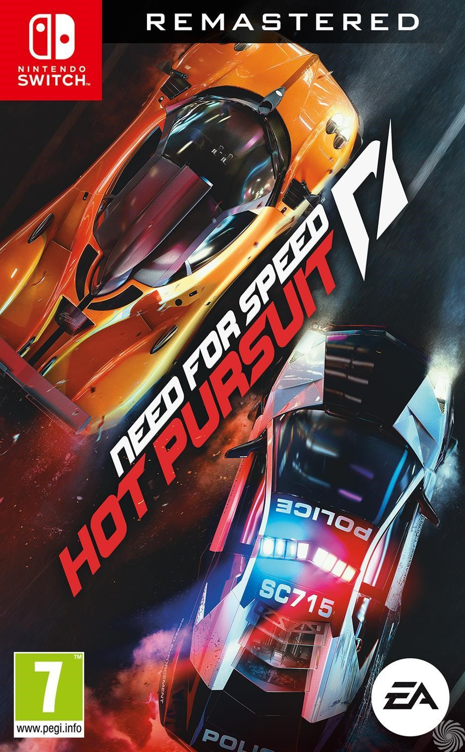 Nintendo Switch game box art voor Need for Speed.
