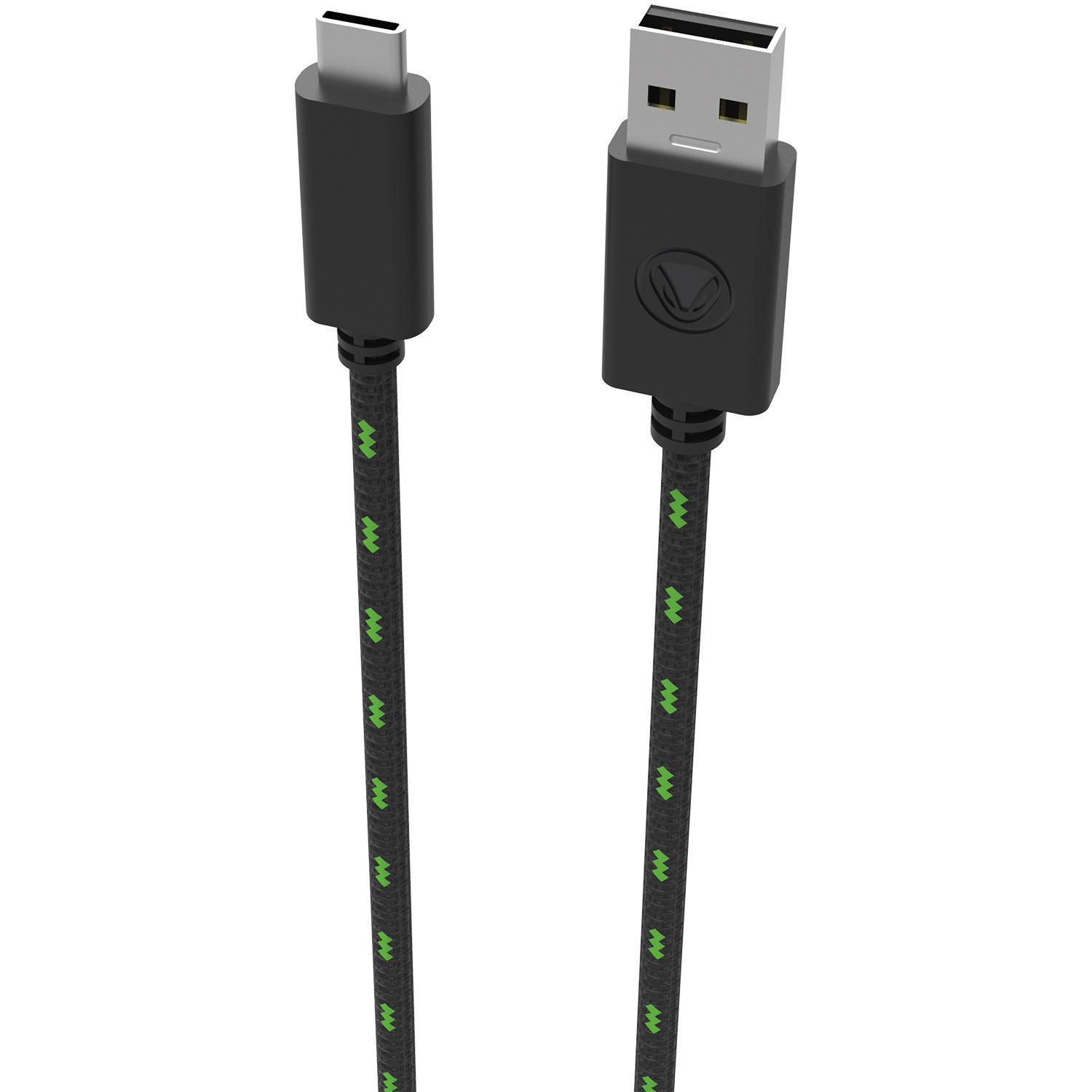 USB SNAKEBYTE XSX PRO™ Charge: USB SX (5M) Schwarz/Grün Cable Ladekabel, 2.0 Type-C