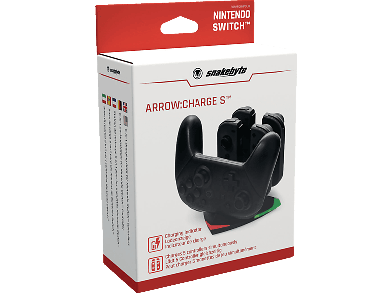 SNAKEBYTE NSW ARROW:Charge Schwarz Nintendo für Zubehör S™, Switch