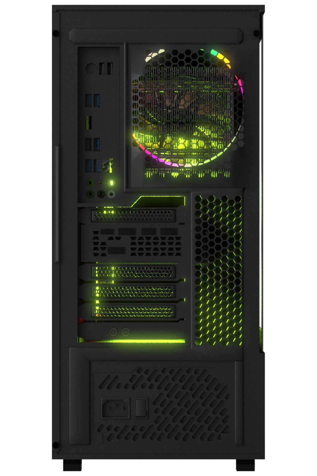 CASPER Excalibur E60L.1040-DF60T-0-H/i5-10400/32GB RAM/960GB SSD /GTX 2060 Süper 8GB/Win10 Gaming Masaüstü PC Siyah