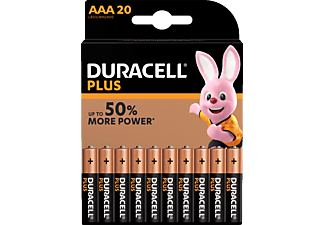 DURACELL Plus Power MN2400/AAA - Batteria (Nero/Rame)