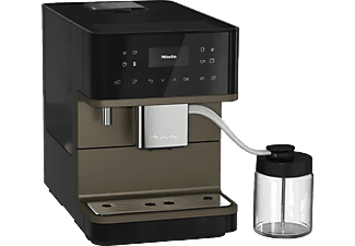 MIELE CM 6360 MilkPerfection - Kaffeevollautomat (Obsidianschwarz/BronzePearlFinish)