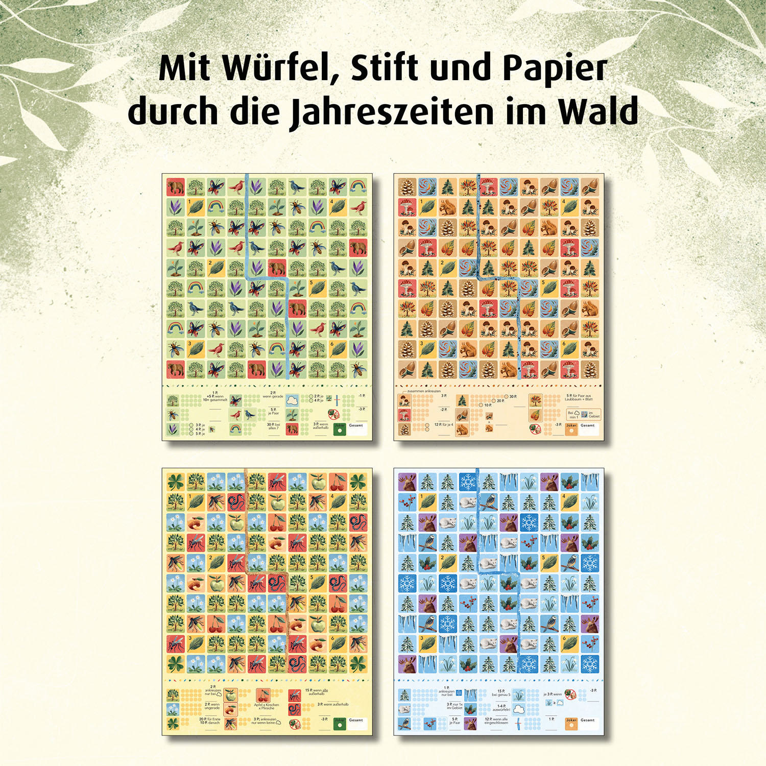KOSMOS Blätterrauschen Gesellschaftsspiel Mehrfarbig
