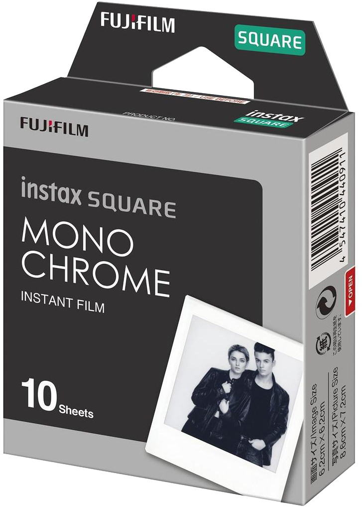 FUJIFILM Instax Square Monokróm fotópapír 10 db / csomag