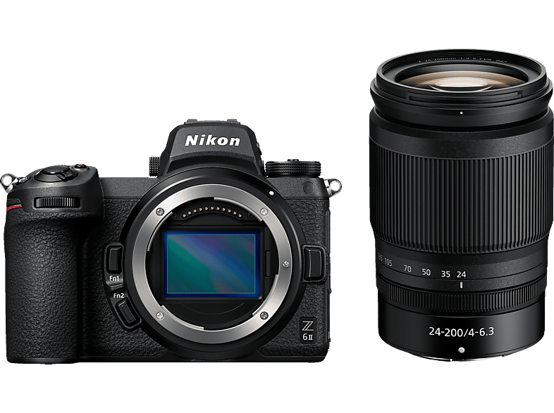 NIKON Z mit Objektiv 8 mm, Touchscreen, 6II 24-200 Display cm Kit Systemkamera WLAN