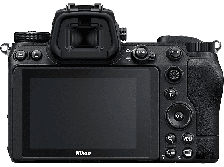 NIKON Z 6II Kit Systemkamera mit Objektiv 24-200 mm, 8 cm Display Touchscreen, WLAN