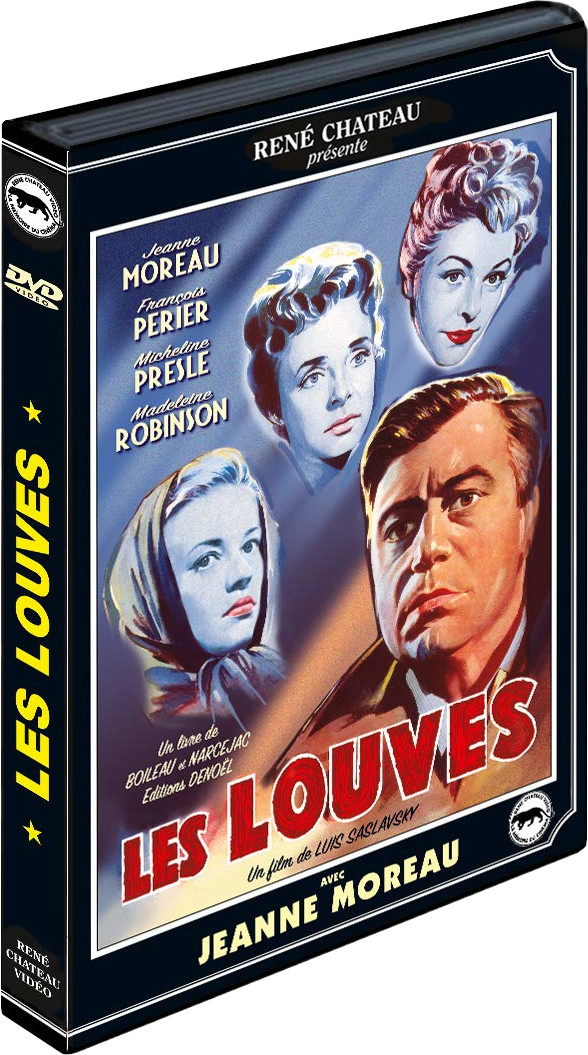 Pochette de DVD avec une affiche de film avec des visages.