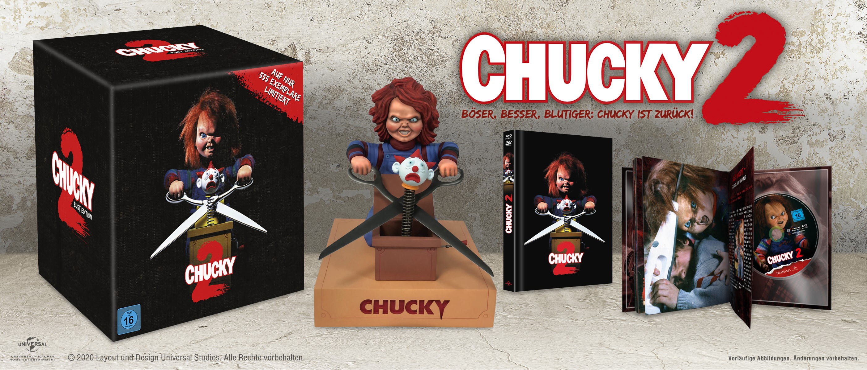 Chucky 2 - Die Blu-ray + DVD zurück! Mörderpuppe ist