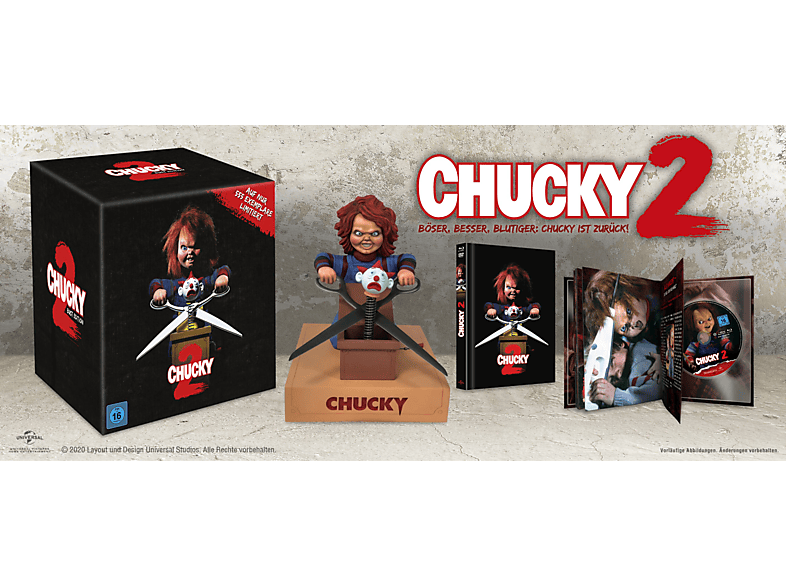 Chucky 2 - Die Mörderpuppe ist zurück! Blu-ray + DVD (FSK: 16)