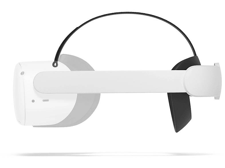Correa - Facebook Oculus, Para Oculus Quest 2, Rígida, Ergonómica, Ajustable, Blanco