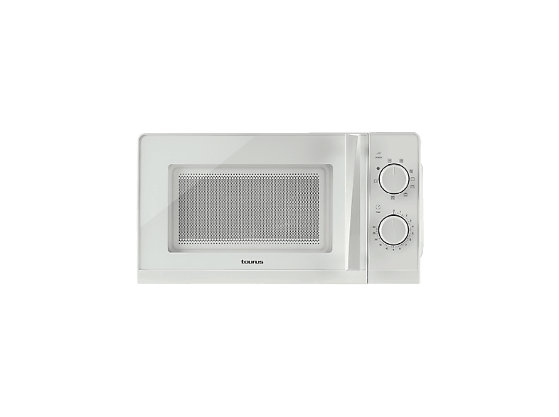 REACONDICIONADO Seminuevo Muy bueno Microondas con grill - Taurus Ready Grill, 900 W, 9 programas, Control Mecánico, 20 l, Blanco