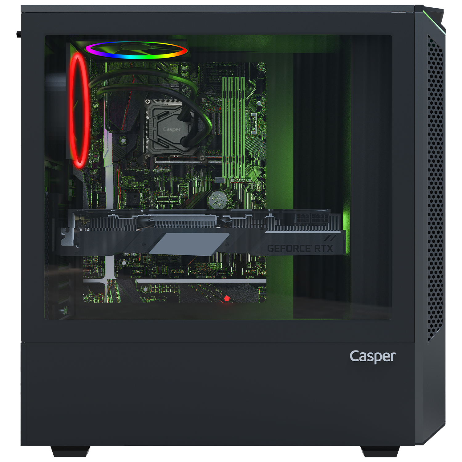 CASPER Excalibur E60Z.107F-D560A-0-K/i7-10700/32GB RAM/1TB HDD+240 GB SSD/RTX 2060 Süper 8GB/W10 Masaüstü Bilgisayar