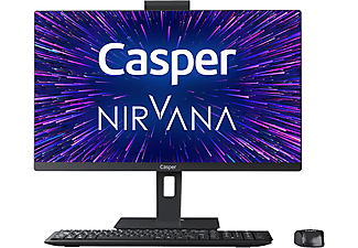 CASPER A5H.1040-8V00R-V/Intel Core i5-10400/8 GB RAM/500 GB NVME SSD/Win 10 Pro All In One Siyah