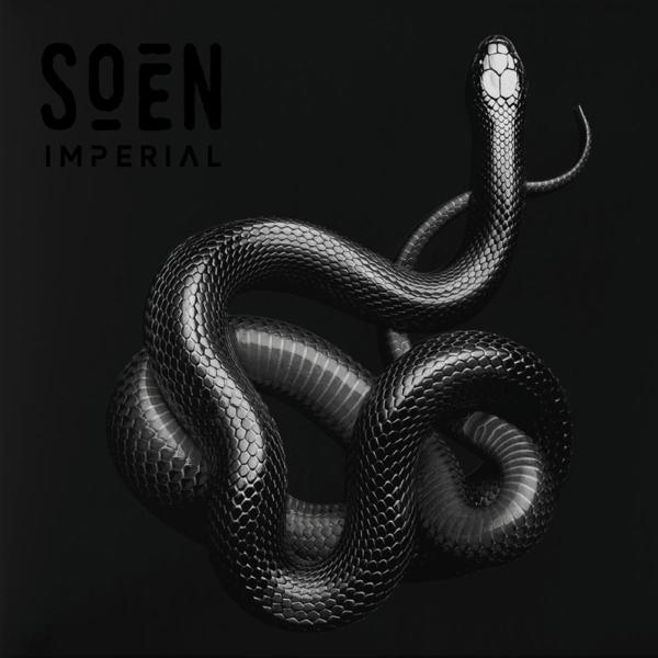 Albumcover: SOEN, mit einer schwarzen Schlange in einem Knoten auf schwarzem Grund.
