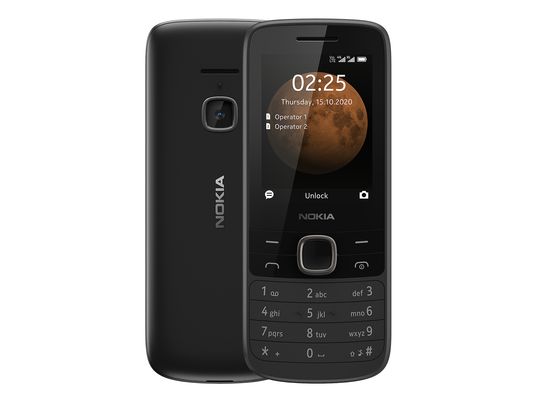 NOKIA 225 4G - Mobiltelefon (Schwarz)