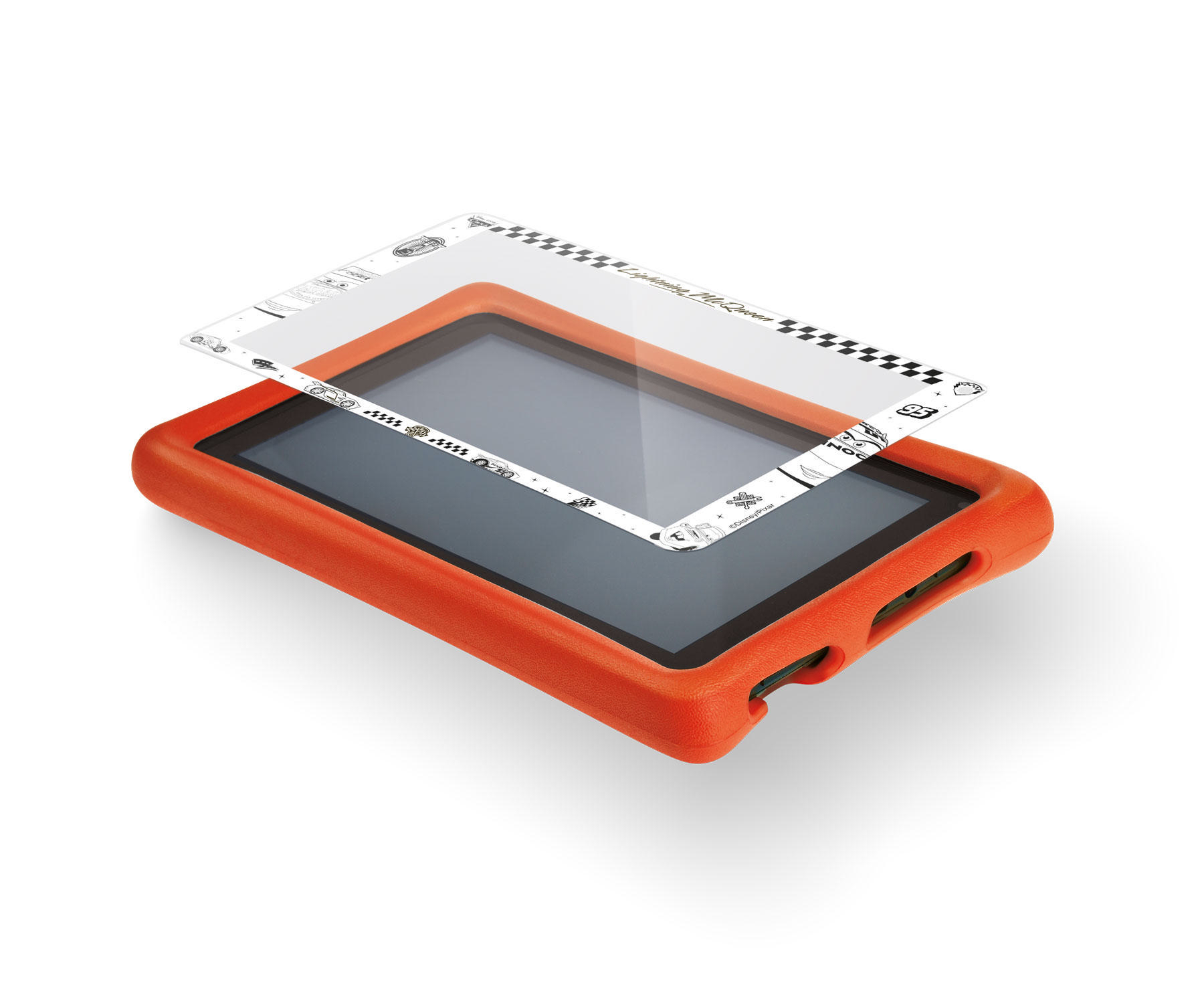 PEBBLE GEAR Cars Screen Buddy / Display Schutz Zubehör für Kinder-Tablet, Mehrfarbig